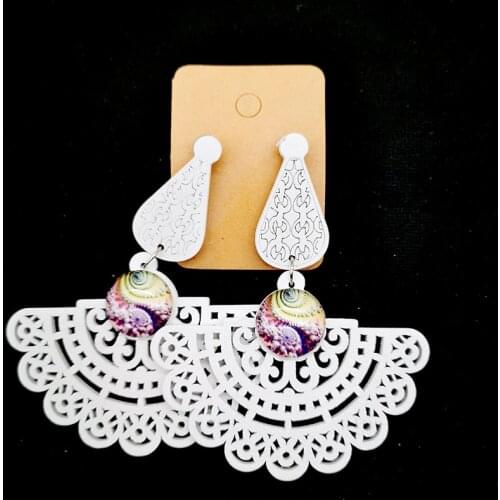 2020 Stud Wooden earrings