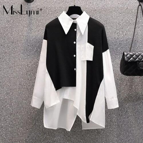 Женские рубашки MissLymi China At AliExpress