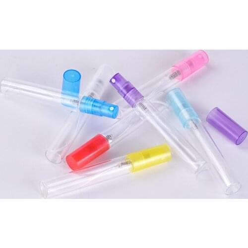 Wholesale 10ml empty spray glass bottle portable travel refillable bottle cosmetics container small perfume spray bottles