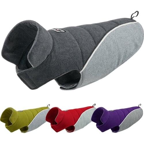 Autumn Winter Pet Coat Keep Warm Fleece Dog Clothes Windproof Dog Jacket Outdoor Clothing For Small Medium Large Dogs