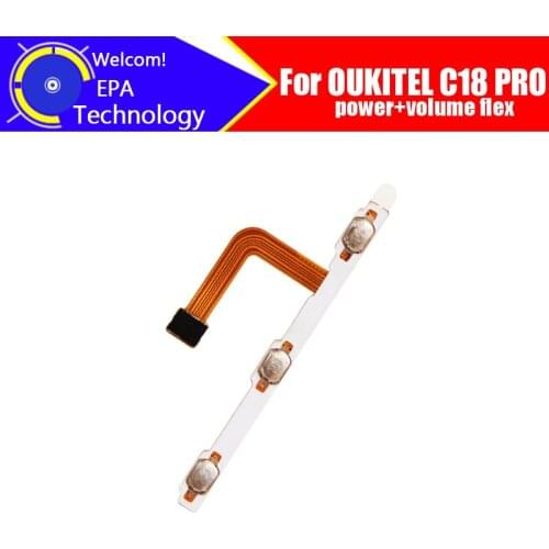 OUKITEL C18 PRO Side Button Flex Cable 100% Original Power + Volume Button FPC Wire Flex Cable repair accessories for C18 PRO