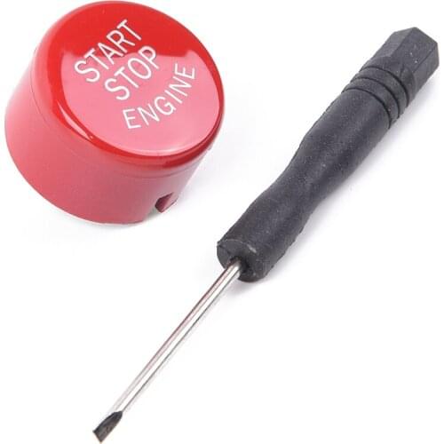 Plastic Engine +1*Screwdriver Button Kit Red For BMW F Chassis Series F10 F20 F30 Durable Reliable Stock Useful