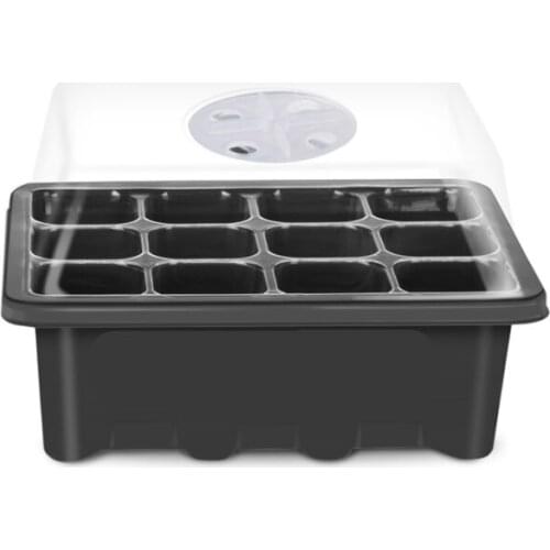 6/12 Cells Hole Nursery Pots Plant Seed Box Tray Insert Seeding Case Plastic Plant Seeds Growing Box Base Garden Grow Box
