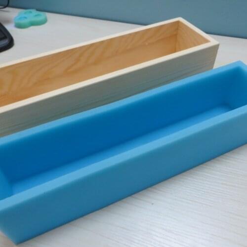 Toast and Wood Box)silicone Soap Mold Cake Bread Baking Molds Chocolate Tools Loaf Toast Soap Mold Bekeware Moulds PRZY 001