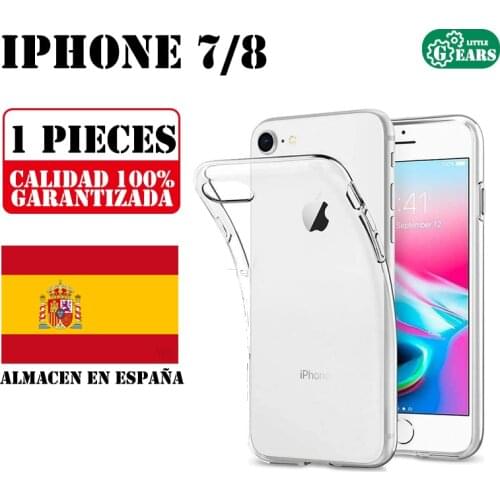 IPhone 7 8 Ultra Thin Transparent Silicone Case TPU Gel Case Shockproof and Dirt-resistant Protection