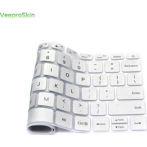 Unique Hot Selling Dust-Proof Washable Ultra Slim English Laptop Keyboard Cover Silicone Skin Protector For Xiaomi Air 13.3"