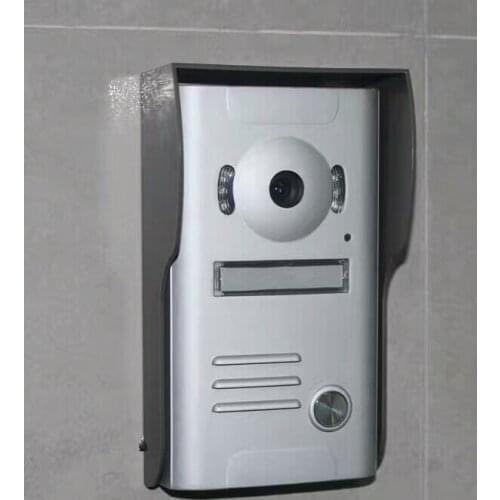 ZHUDELE New product Home Security Intercom System Doorbell Kits HD CCD IR Camera Waterproof Outdoor unit