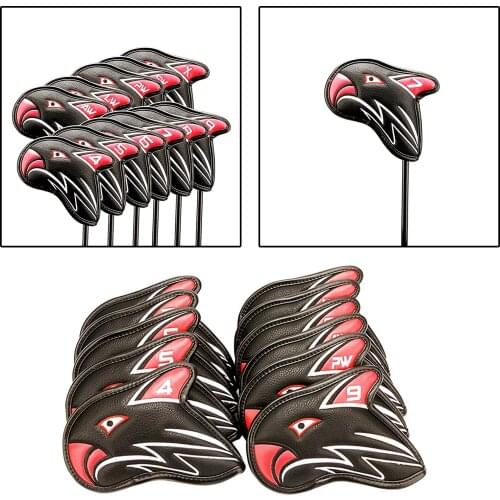 11pcs / Set Golf Club Head Covers, Waterproof Golf Irons Cover Hybrid Cove