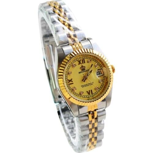 HK Crown Fashion Quartz Watch Relogio Feminino Watches Women Dress Luxury Brand Waterproof Gold Bracelet Wristwatch montre femme