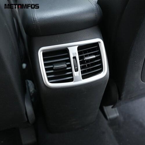 For Hyundai Tucson 2015-2019 2020 Armrest Box Locker Rear Seat Air Condition Vent Outlet Cover Trim Molding Interior Accessories