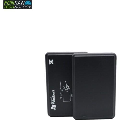 FONKAN Desktop miniUSB 2.0 Portable RFID UHF Reader tag Writer ISO18000-6C USB Keyboard input provide SDK and demo sample Card