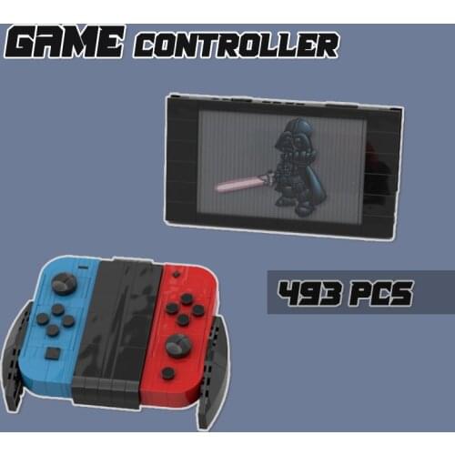MOC Building Blocks Game Controller Nintendo Switch Model Classic Nostalgic Gamepads Assembling Brick Kids Gifts Childrens Toys