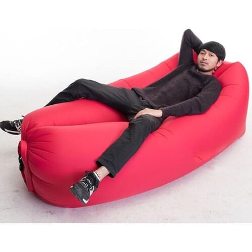 Lightweight Sleeping Bag Waterproof Inflatable Bag Lazy Sofa Air Camping Sleeping Bag Adult Beach Recliner Fast Folding