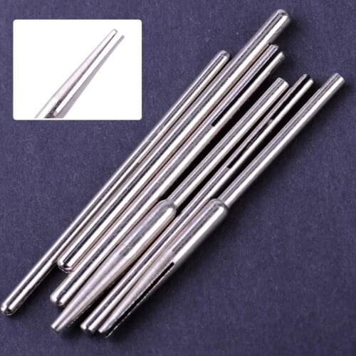 LETAOSK 6pcs 3 Sizes Split Head Mandrel Handle Holding Clamping Sandpapers Tools Accessories