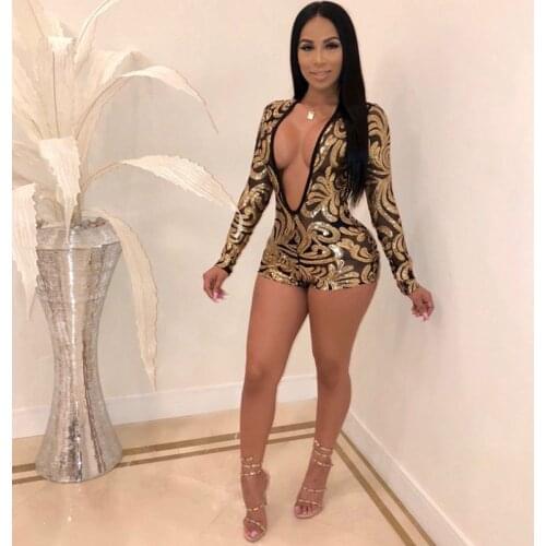 Summer New Style Women Clothing Leopard Print Bodysuit Sexy Jumpsuit Shorts One Piece Club Outfit Streetwear Wholesale Items