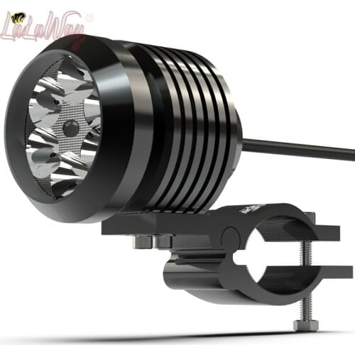 12V~80V 30W Motorcycle LED Headlight 1800LM Motorbike Driving Spotlight Street Moto Fog DRL Spot Head Light Lamp