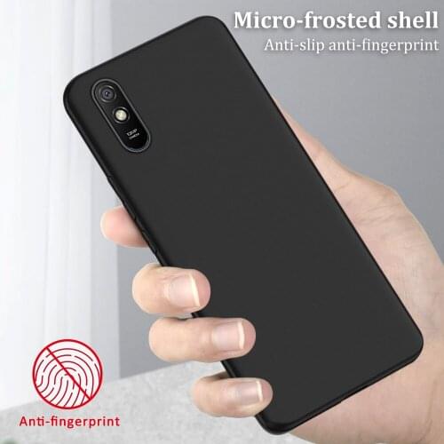 Soft TPU Matte Case For Xiaomi Redmi Note9 9s Pro Max Ultra Thin Black Silicon Phone Case For Redmi 9 9A 9C Protector Cover Capa