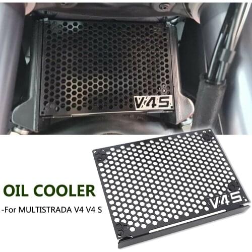 NEW For Ducati Multistrada V4 V4 S V4S Radiator Guard Protector Grille Cover Oil cooler Motorcycle Accessories Black