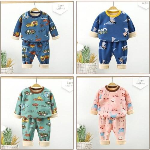 Baby Girls Pajama Sets Boy Christmas Pyjamas Kids Home Clothes Nightwear Childrens Clothing Sleepwear For Girl 4 6 8 10Years