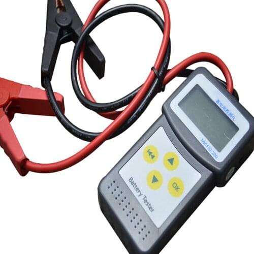 Professional High Accuracy 12V Automotive Car Battery Load Tester Multi-language 30-200Ah With USB For Printing Battery Meter