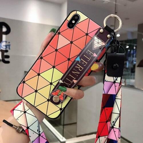 Wrist Strap Case For Huawei Mate 20 10 Pro Nova 3 3i 3e 4 4e 5 5i Pro P20 P30 Pro Lite P10 plus Honor 20 10 7A Enjoy 8E with Lan