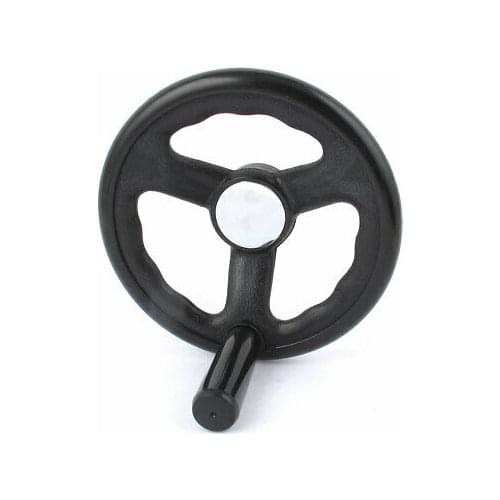 Machine Milling Tailstock 160x16mm 3 Spoked Nonslip Handwheel w Removable Grip