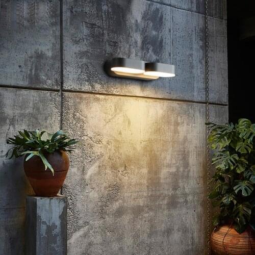 LED Outdoor waterproof Adjustable wall lamp modern Porch exterior Wall light garden lamp villa Aluminum Fexibleable Wall sconces