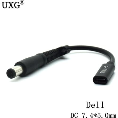 USB Type-C Female to 5.5X2.5 7.9X5.5 7.4X5.0 4.5X3.0 4.0X1.7 4.8X1.7mm Male Plug Connector Cable Cord USB C PD Power Adapter Con