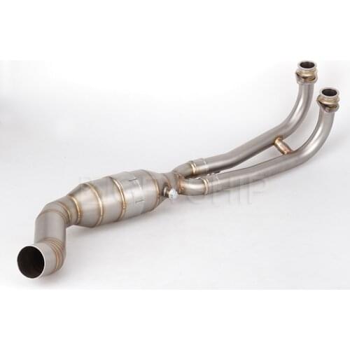 TMAX 530 Motorcycle Exhaust Muffler PIpe Front And Mid Link Pipe For Yamaha TMAX 530 500 2017 2018 2019 Slip-on T MAX 530 500