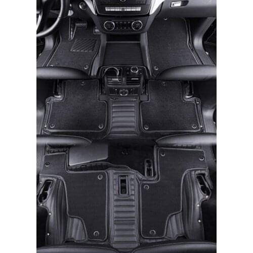 High quality! Custom special car floor mats for Mercedes Benz AMG GLB 35 2020 7 seats waterproof double layers car rugs carpets