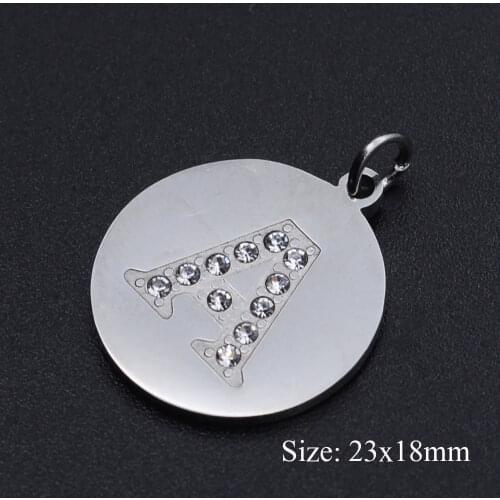 High Quality 100% Stainless Steel Capital Letters Necklace for Women Dropshipping Dainty Steel Necklaces Accept OEM Order