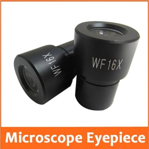 WF16X 13mm Wide Angle Biological Microscope Eyepiece Lens Compound with Mounting Size 23.2mm with Reading Micrometer Scale