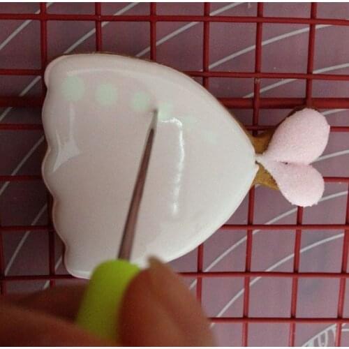 1pcs portable Easy To Use Stainless Steel Fondant Cake Decorating Needles Tool Marking Scriber Needle Tool bake Accessories