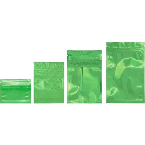 100 pcs Green Antistatic Storage Bag Zip Lock Plastic Bags For Organizer Electronic Components/SD Card Ziplock Storage Pack Bag