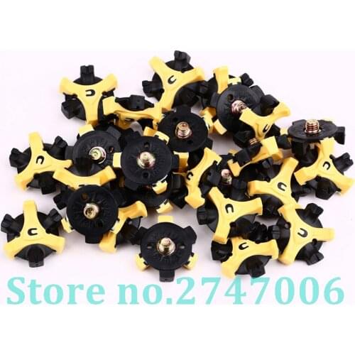 28pcs Golf Spikes Champ Spikes Stinger Screw Small Metal Thread For Golf Sports shoes 2 Colors Available