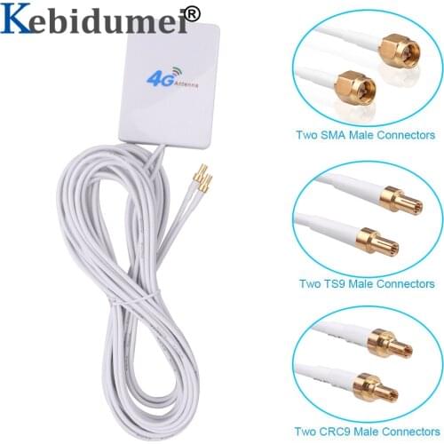 28dBi 4G Antenna CRC9 SMA TS9 Connector Broadband Antenna Signal Amplifier For Huawei 4G 3G LTE Mobile Router GDeals
