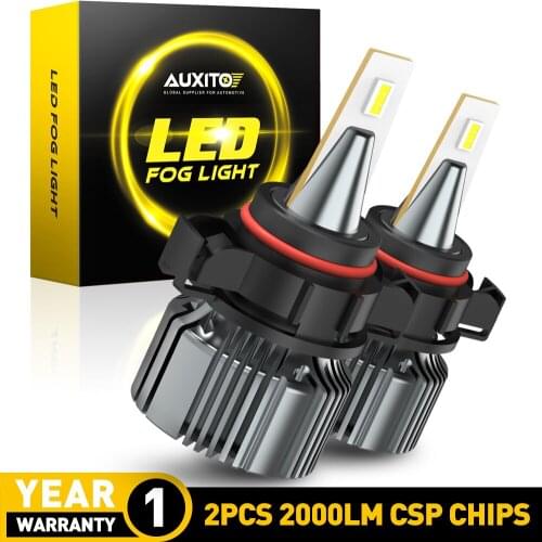 2x PSX24W H16 5202 Super Bright LED Canbus Car Front Driving Lights 12V 24V CSP LED Foglamps Bulb 2000LM 30W Auto Front Fog Lamp