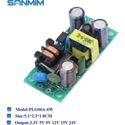 AC-DC 220V To 3.3V 5V 9V 12V 15V 24V 4W 5W 6W Isolated switching power supply Power supply module board