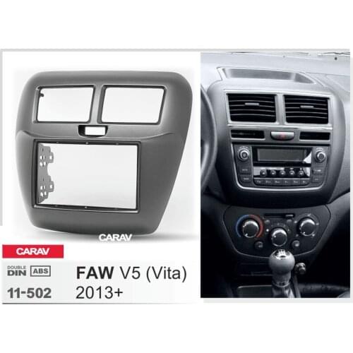 CARAV 11-502 Top Quality Radio Fascia for FAW FAW Vita V5 2007+ Fascia Dash CD Trim Installation Kit