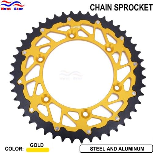 Motorcycle 42T 47T 48T 49T 50T 51T Chain Sprocket For Suzuki TSR DR DR-Z RM RMX RM-Z RS 125 175 200 250 350 400E 400S 400SM 450Z