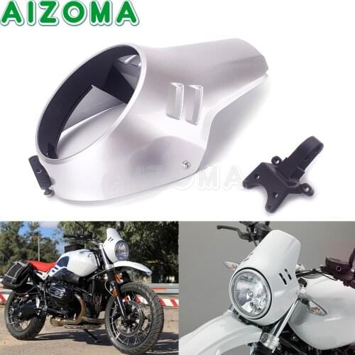 For BMW R NINE T R9T Urban G/S Scrambler 2016-2019 Motorcycle Headlight Mask Fairing Front Cowl Windscreen Head Lamp Protective
