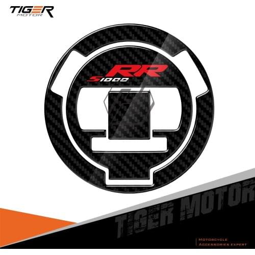 For BMW S1000RR Gas Cap Protector S1000 RR 2014-2016 3D Carbon-look Motorcycle Fuel Decals