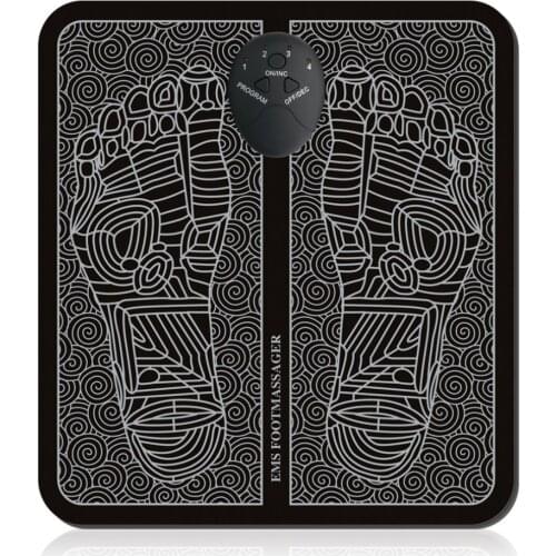 Fitness EMS Tens Acupuncture Foot Massager Muscle Stimulator Acupoint Mat Health Care Foot Muscle Electric