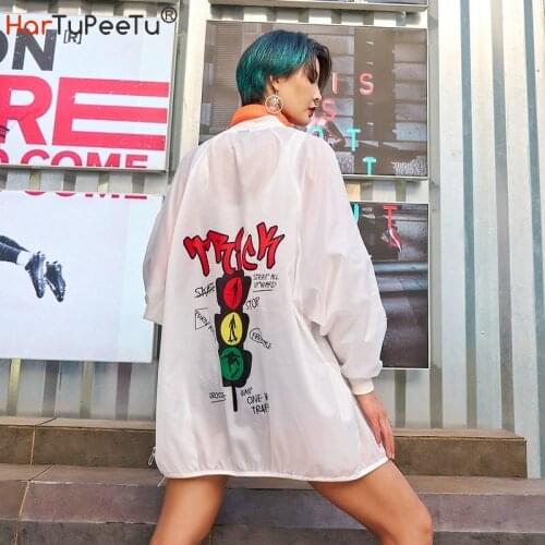 Женские белые куртки HARTUPEETU China At AliExpress