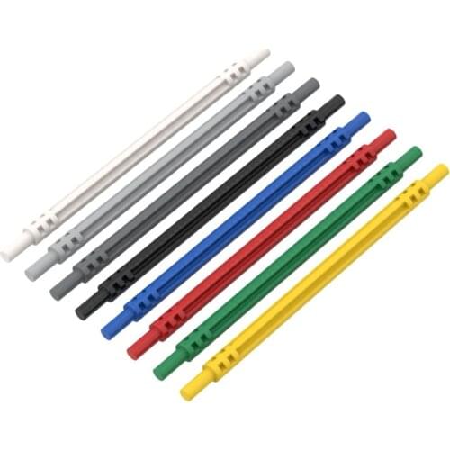 BuildMOC 32199 1X11 soft cross shaft brick Technic Changeover Catch For Building Blocks Parts DIY Educational Tech Parts Toys