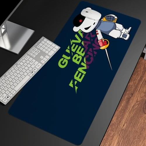 Oversized XXL Anime Kimetsuno Yaiba Mouse Pad Print Computer Gamer Locking Edge Keyboard PC Mice Mats Non-slip Rubber Office Pad