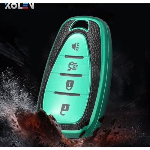 TPU+PU Car Remote Key Cover Case Shell For Chevrolet Malibu Cruze Equinox Camaro Spark Trax Bolt Trax Key Protection Accessories