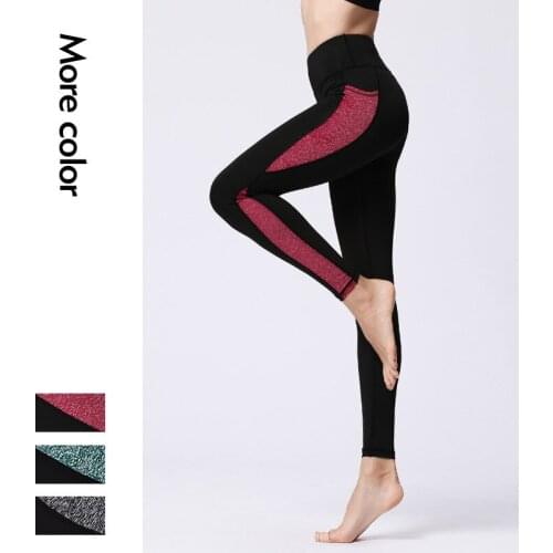 High Quality Women Leggings Sport Fitness Clothing High Waist Yoga Pants Female Patchwork Workout Gym Tights Jogging Femme Pants