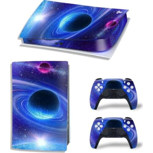 Decal Cover For PS5 Digital Viny Decal Sticker Console + 2 Controller Skin Sticker For Sony Playstation 5 Game Accessories