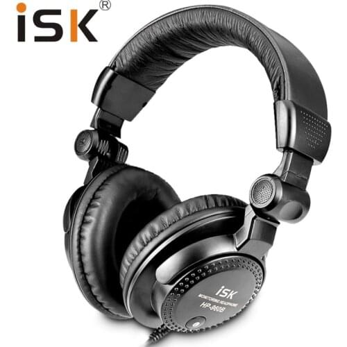 New ISK HP-960B headband headphone auriculares studio monitor dynamic stereo DJ headphones HD headset noise isolating earphone